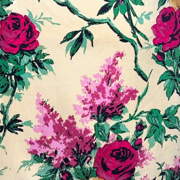 NWT PINUP COUTURE FLORAL WIGGLE DRESS MIDI RETRO BLOOMCORE GLAM VIXEN LRG - Picture 6 of 7